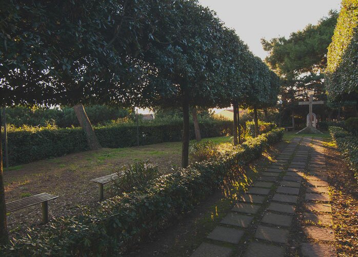 Giardini e spazi esterni Casa Tolentino