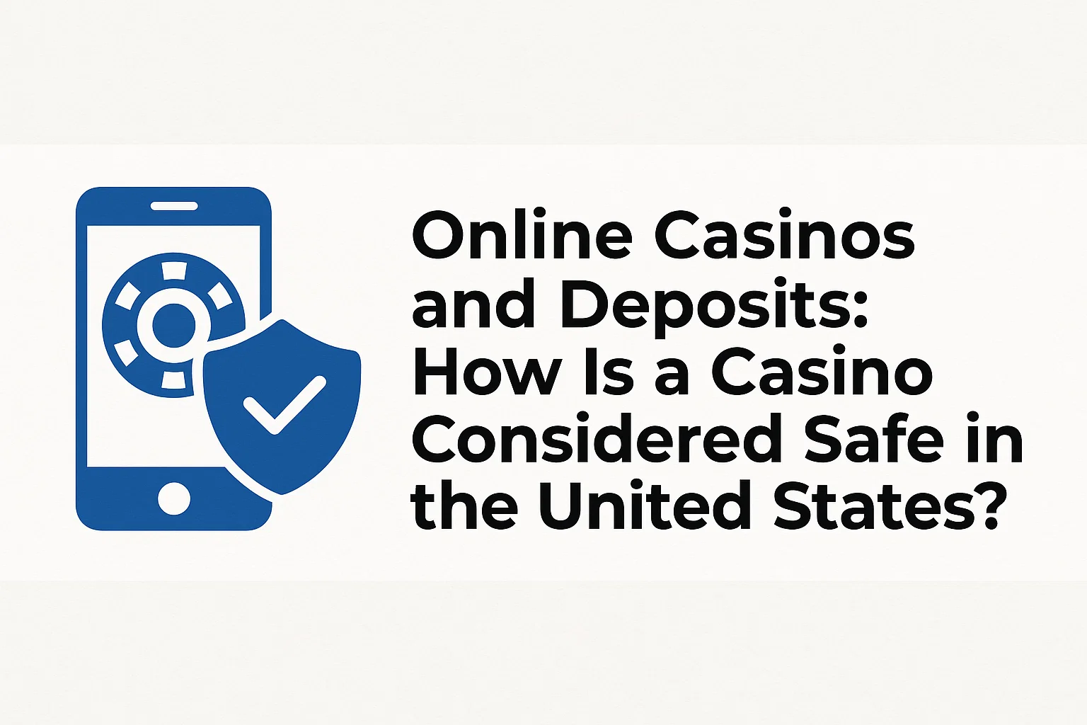 Online Casinos and Deposits: How Is a Casino Considered Safe in the United States?